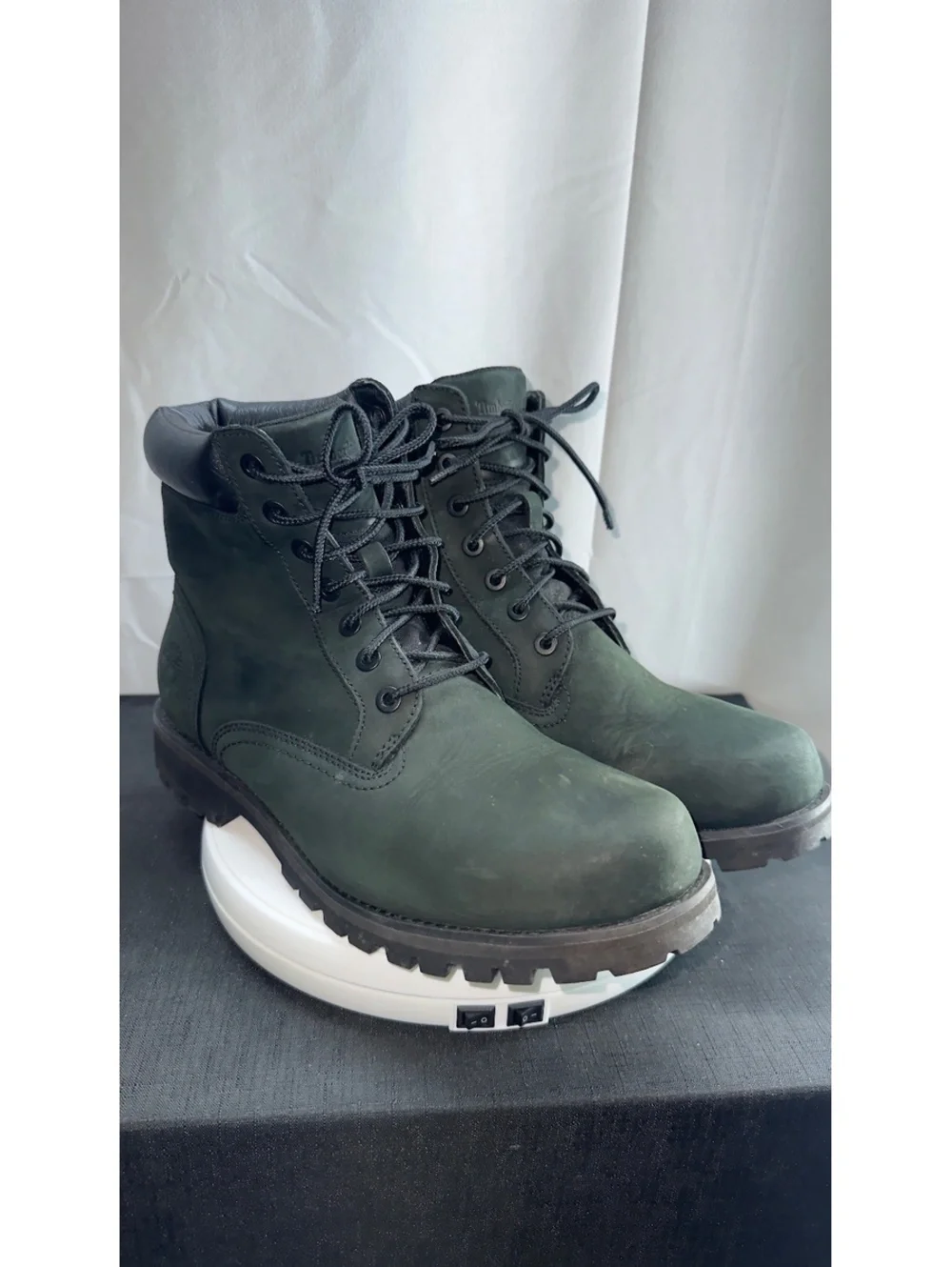 Timberland Mens 6 inch Premium Waterproof Boots Dark Green